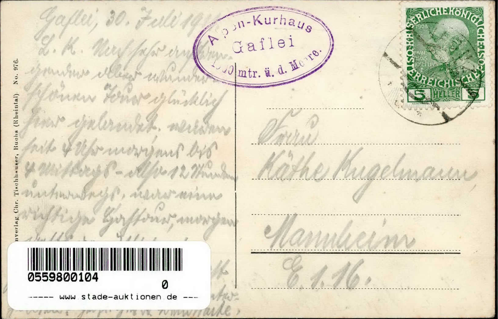 Image 1 for lot number 10018 for 69th Stade Auction