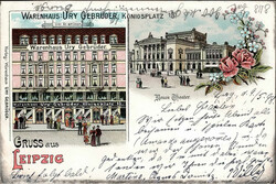 Leipzig (o-7000) Handlung Gebr. Ury, Theater 1898 I-IIAutomatically ...