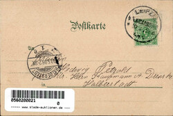 Leipzig (o-7000) Handlung Gebr. Ury, Theater 1898 I-IIAutomatically ...