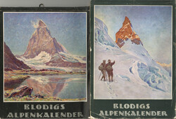 Blodigs Alpenkalender 1931 und 1953 vollständig  Automatically ...