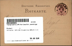 Vorläufer 1876 GSK Studentika BERLIN I-IIAutomatically generated ...