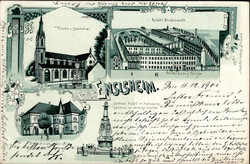 Ensisheim (Elsass) Denkmal Rudolf von Habsburg 1901 I  Automatically ...