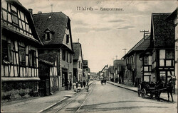 Illkirch-Graffenstaden (Elsass) Hauptstrasse 1914 I  Automatically ...