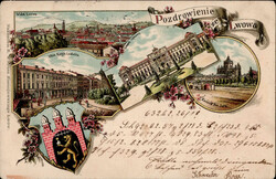 Lemberg (Ukraine) Karola Ludwika Strasse 1898 I-II  Automatically ...