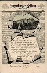 Luxemburg (Luxemburg) Zeitungs-AK 1904 I-II  Automatically generated ...