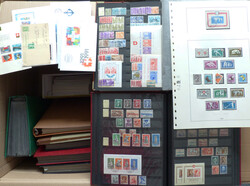 Schweiz - umfangreiche Sammlung im sehr großen Karton, ab Klassik ...