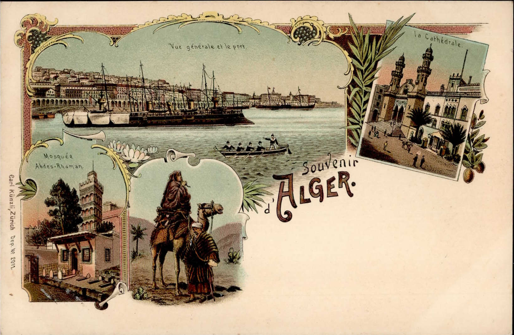 Algier (Algerien) Teilansichten I-II  Automatically generated ...