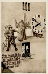 Judaika Nürnberg Antisemitisches Fresko am Haus Adolf Hitler-Platz ...