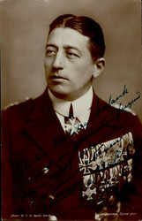 Autograph/Autogramme Felix Graf Luckner UNTERSCHRIFT und Widmung an ...