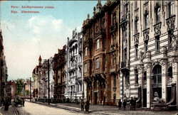 Riga (Lettland) Albertstrasse 1911 I-II  Automatically generated ...