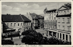 Oberleutensdorf Erich Taschner-Platz, Kreditanstant der Deutschen, ...