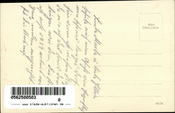 Groß-Enzersdorf (Österreich) Teilansicht, Strassenbahn I-II  ...