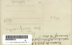 Riga (Lettland) Briefmarken-AK 1913 I-II  Automatically generated ...