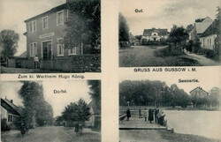 Gussow (o-1601) Gasthaus zum kleinen Wertheim, Seepartie I-II