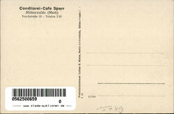 Mittenwalde (o-1606) Konditorei Sparr I-II