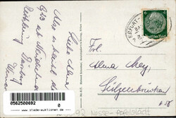 Neudietendorf (o-5103) Wirtschaftliche Frauenschule mit Bismarckplatz ...