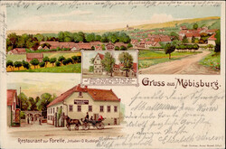 Möbisburg-Rhoda (o-5101) Restaurant zur Forelle 1899 I-II  ...