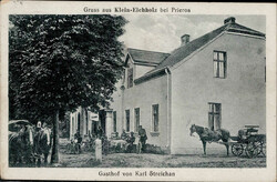 Kleineichholz (o-1601) Gasthaus Streichan, Fahrrad II (Marke entfernt)