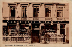 Brandenburg (o-1800) Konditorei Graf 1917 I-II