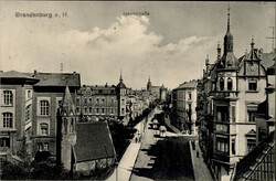 Brandenburg (o-1800) Jakobstrasse, Strassenbahn 1914 I-II