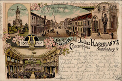 Brandenburg (o-1800) Konzerthaus Julius Haberland 1900 I-II