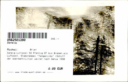 Danzig Luftpost 50 Pfennig EF bis Bremen als Luftpost, Stabstempel ...