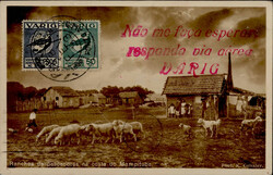 Flugpost Brasilien Privatfluggesellschaft VARIG Viacao Aerea ...