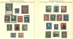 BUND Sammlung 1949-2000 gestempelt über weite Strecken bzw. fast kpl ...