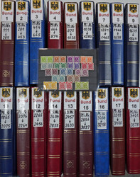 BUND 1949-2020 - Lagerbestand **/O (anfangs wenige Werte auch *) in ...