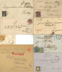 Vorphilatelie/Altdeutschland Briefe-Sammlung im Ringordner, auch ...