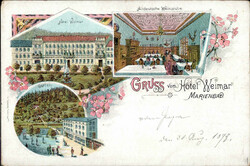 Marienbad Hotel Weimer 1898 I-II