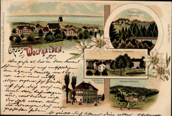 Wolfhalden (Appenzell Ausserrhoden) Gasthaus zum Friedberg 1899 I-II