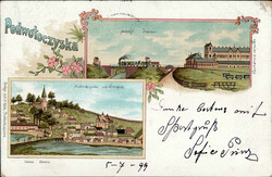 Pidwolotschysk (Ukraine) Bahnhof, Eisenbahn 1899 I-II  Automatically ...