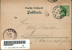 Vorläufer Frankfurt, Gruss von der Intern.- elektrotech. Ausstellung ...