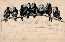 Judaika Karikatur rs Stempel Hotel Kölner Hof Franfurt / Main I-II  ...