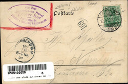 Judaika Karikatur rs Stempel Hotel Kölner Hof Franfurt / Main I-II  ...