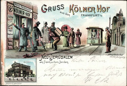 Judaika Hotel Kölner Hof Frankfurt / Main II (Eckknick)  ...