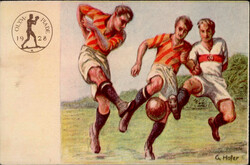 Olympiade Sommerspiele Niederlande 1928, Fussball sign. Hofer I-II  ...