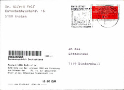 BUND Götz von Berlichingen 1980 als Fälschung zum Schaden der .. ...