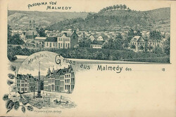 Malmedy (Belgien) Panorama, Marktplatz I-II  Automatically generated ...