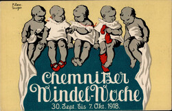 Chemnitz (o-9000) Windel-Woche 1918 I-II