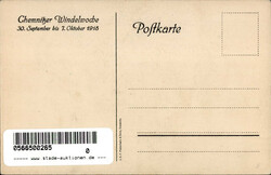 Chemnitz (o-9000) Windel-Woche 1918 I-II