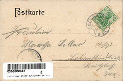 Sichelreuth (o-6401) Gasthof z. goldnen Adler, postalisch verwendet ...