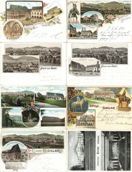 Goslar (3380) kleine Sammlung von circa 175 Ansichtskarten, darunter ...