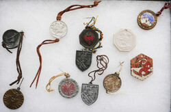 Bergsteiger 11 Abzeichen ULLR Schutzpatron Glücksbringer für ...