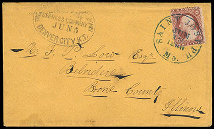 Central Overland California & Pike's Peak Express Co., Denver City K ...