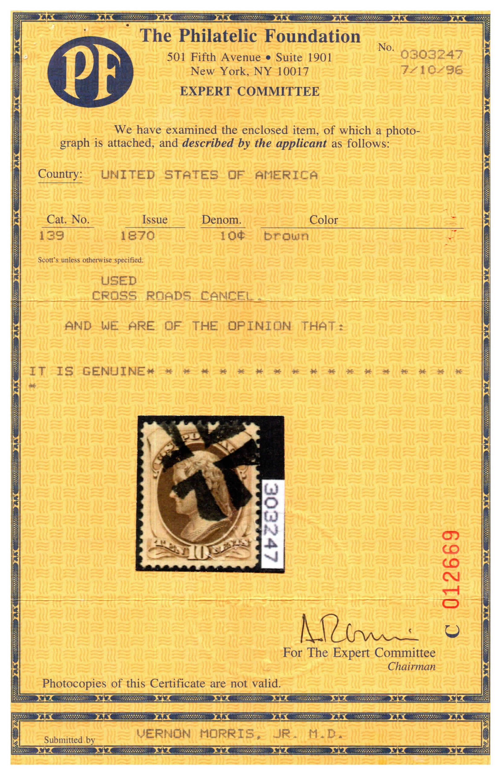 Image 1 for lot number 468 for Schuyler Rumsey 126th Auction - Gems of Philately