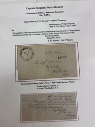 Cantonment Gibson, Ar., Jul 7 (1842) (Cherokee Nation). Excellent ...