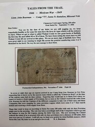 Cimmeron Creek upper Spring, 250 miles from Santa Fe, September 17, ...