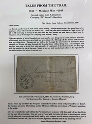 New Mexico, Camp Calhoun, December 12, 1846. Dateline on lengthy ...